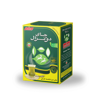 چای سبز شکسته100گرمی دوغزال